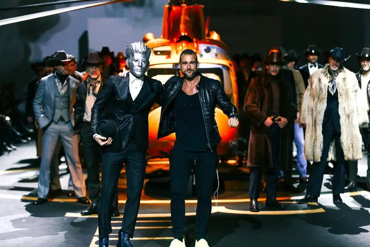 Menswear finale on the runway